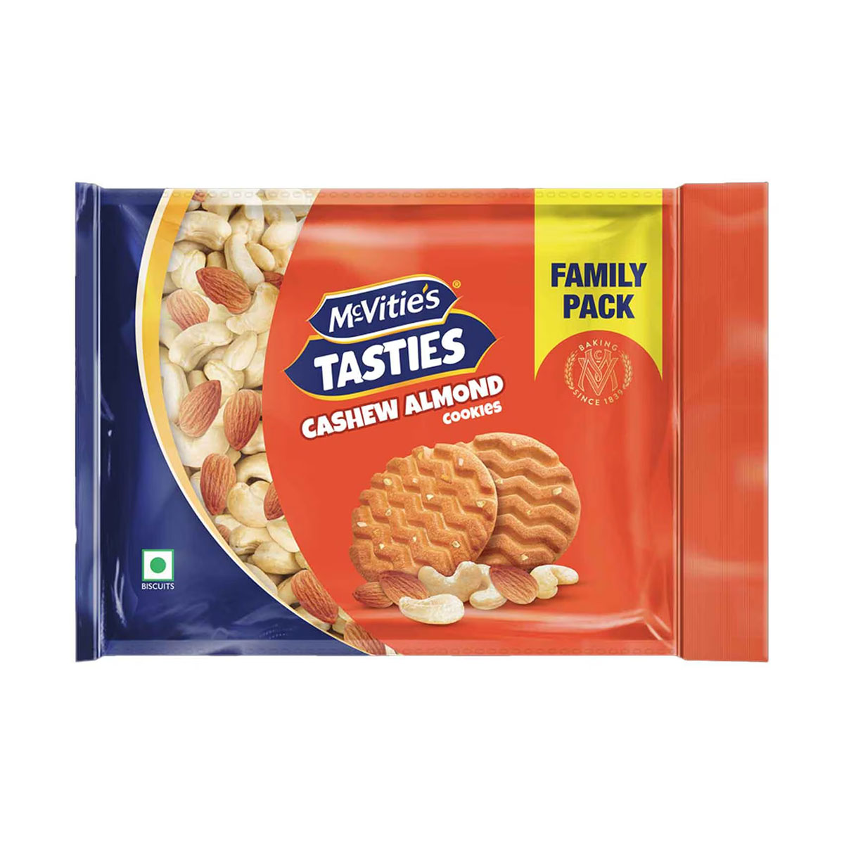 McVities Tasti Cashew Almond 8x70g