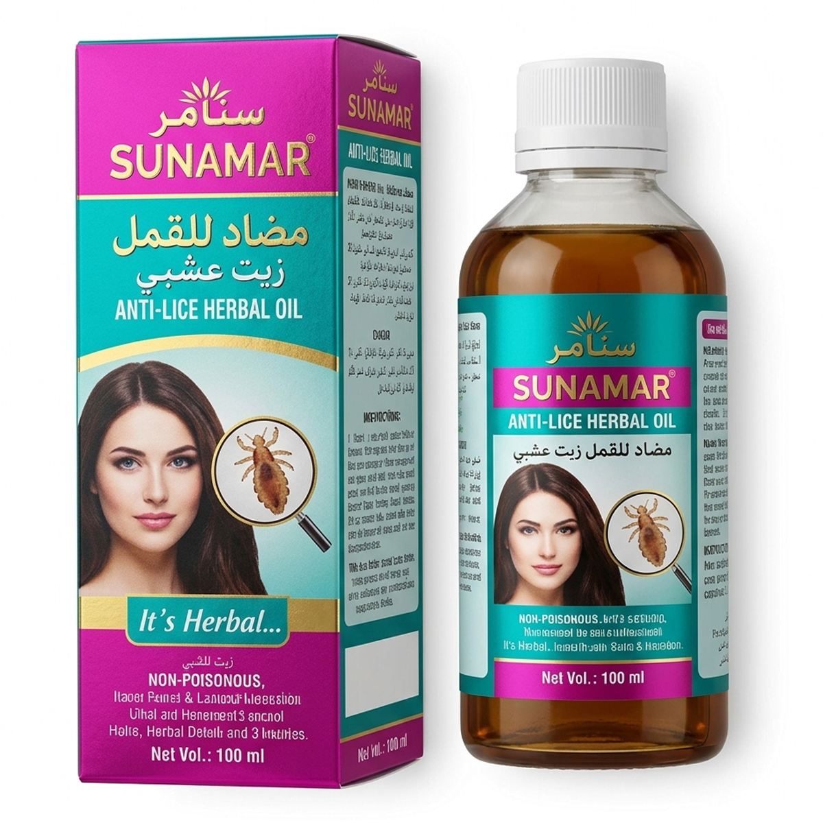 Sunamar Anti Lice Herbal Oil 100ml