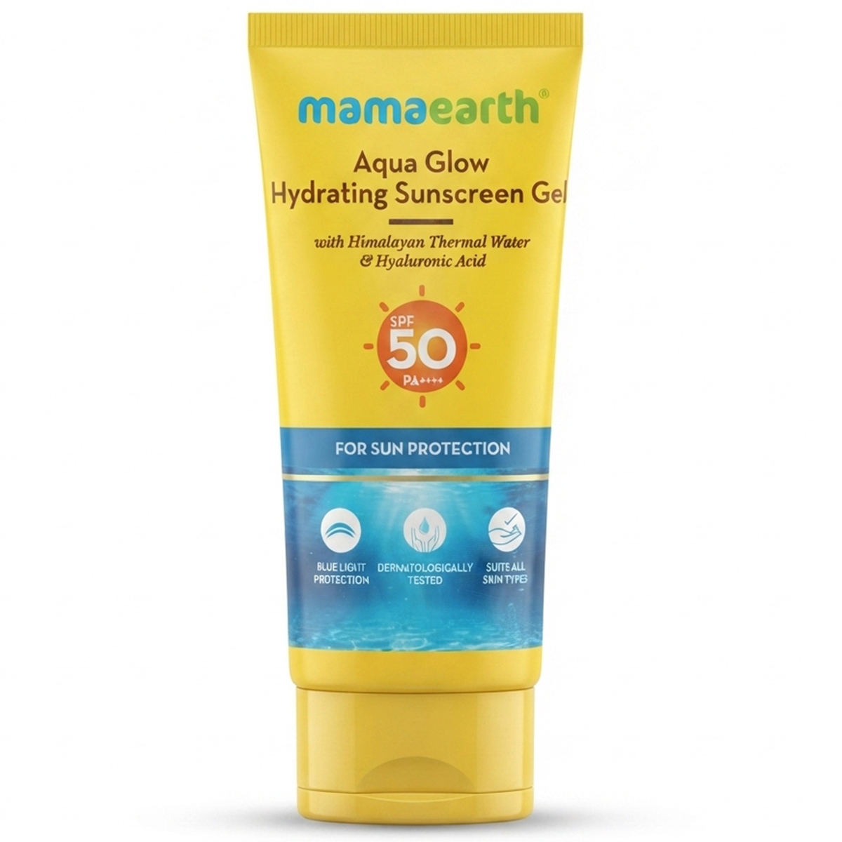 Mama Earth Aqua glow Hydrating Sunscreen Gel SPF 50+++ 50g