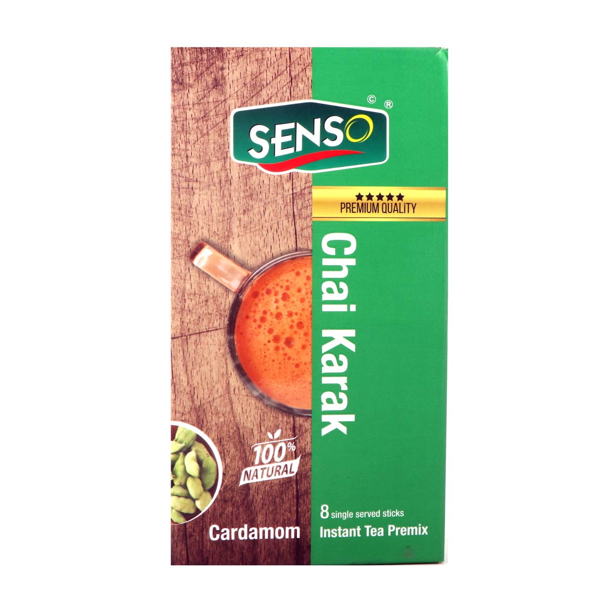 Senso Chai Karak Cardamom Instant Tea Premix 8x20g