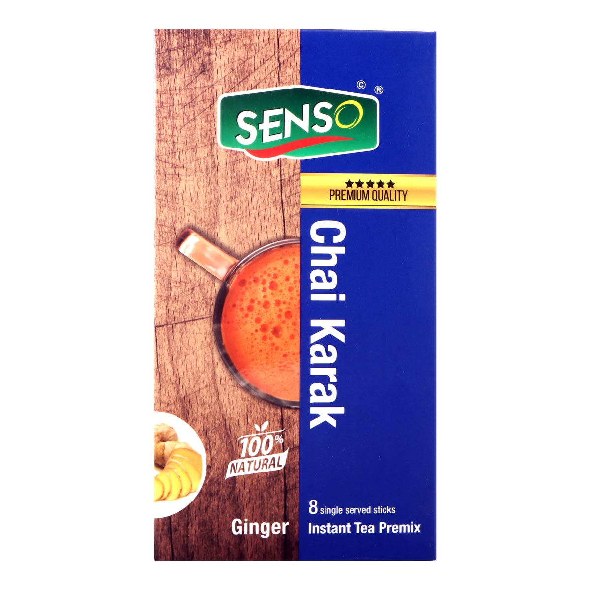 Senso Chai Karak Ginger Instant Tea Premix 8x20g