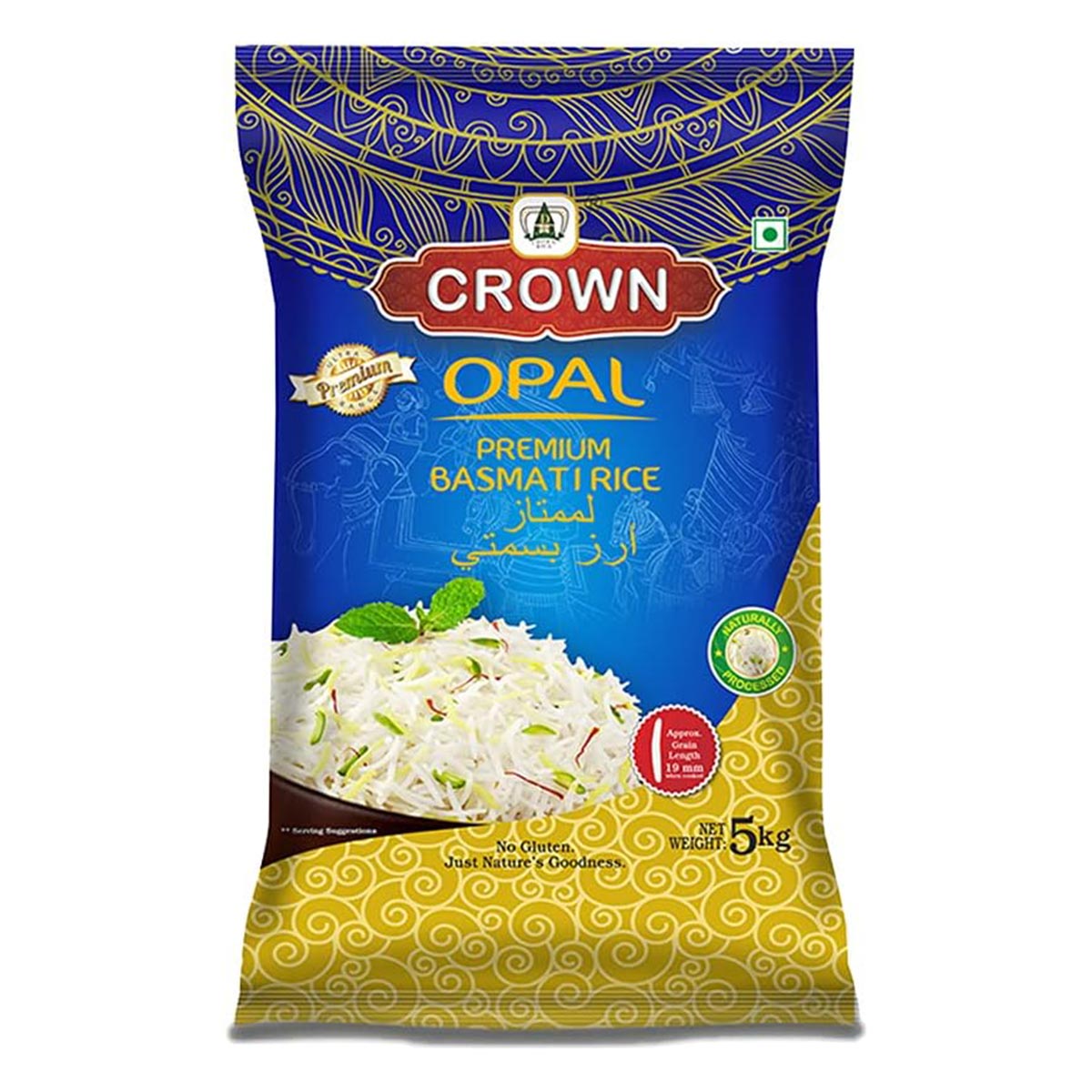 Crown Opal Premium Basmati Rice 5 Kg