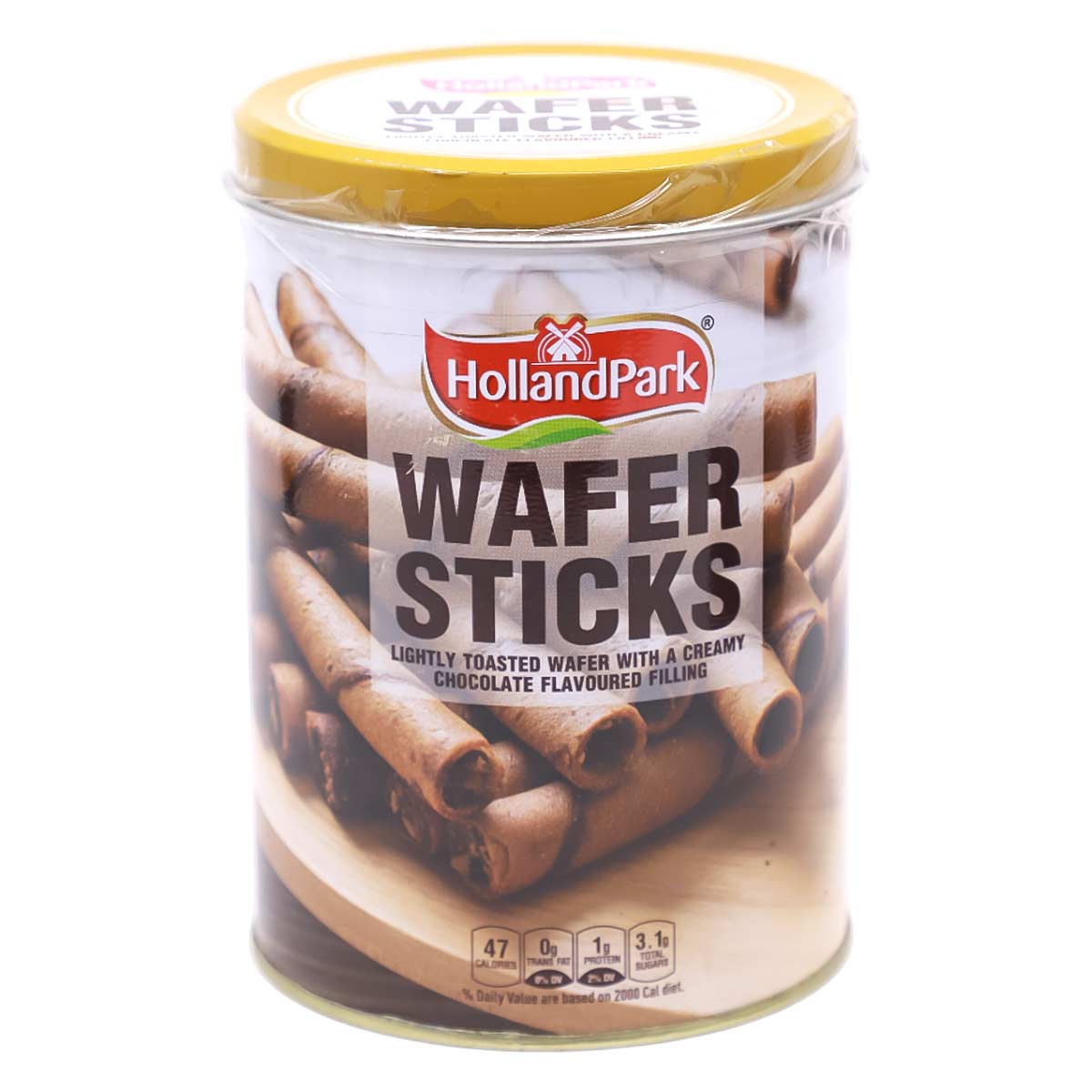 Holland Park Lightly Toasted Creamy Chocolate Filled Wafer Can 250g