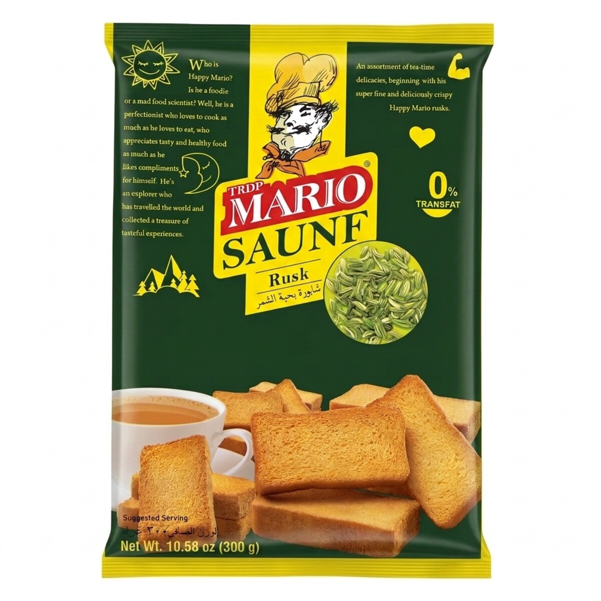 Mario Saunf Rusk 300G