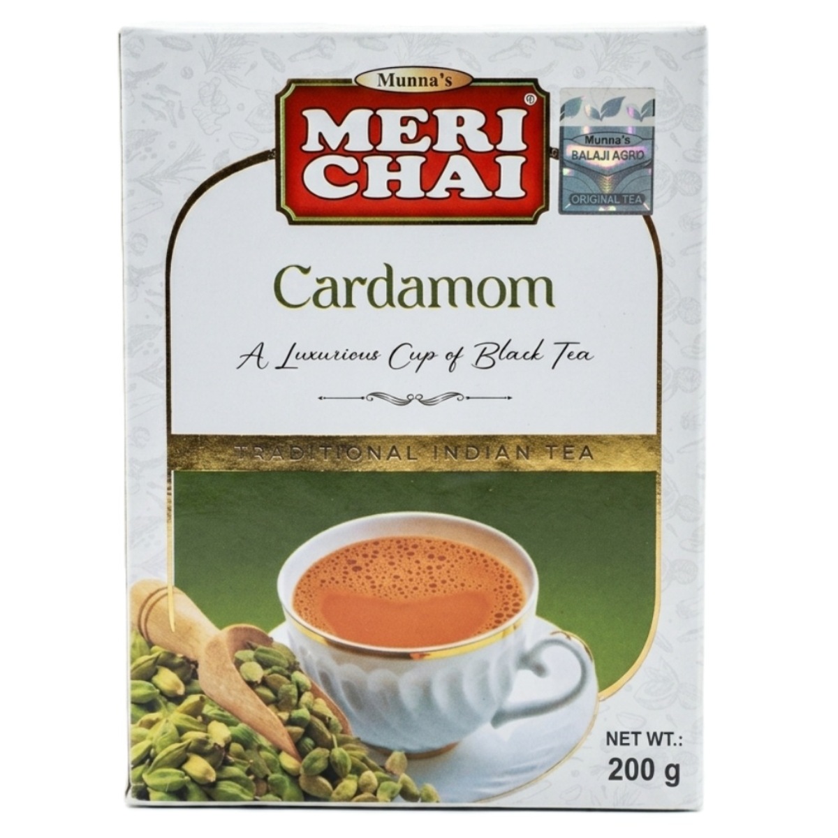 Meri Chai Cardamom Black Tea 200g