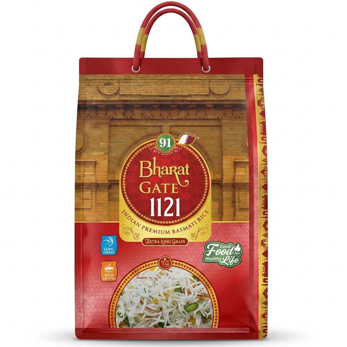 Bharat Gate 1121 Indian Premium Basmati Rice 5Kg