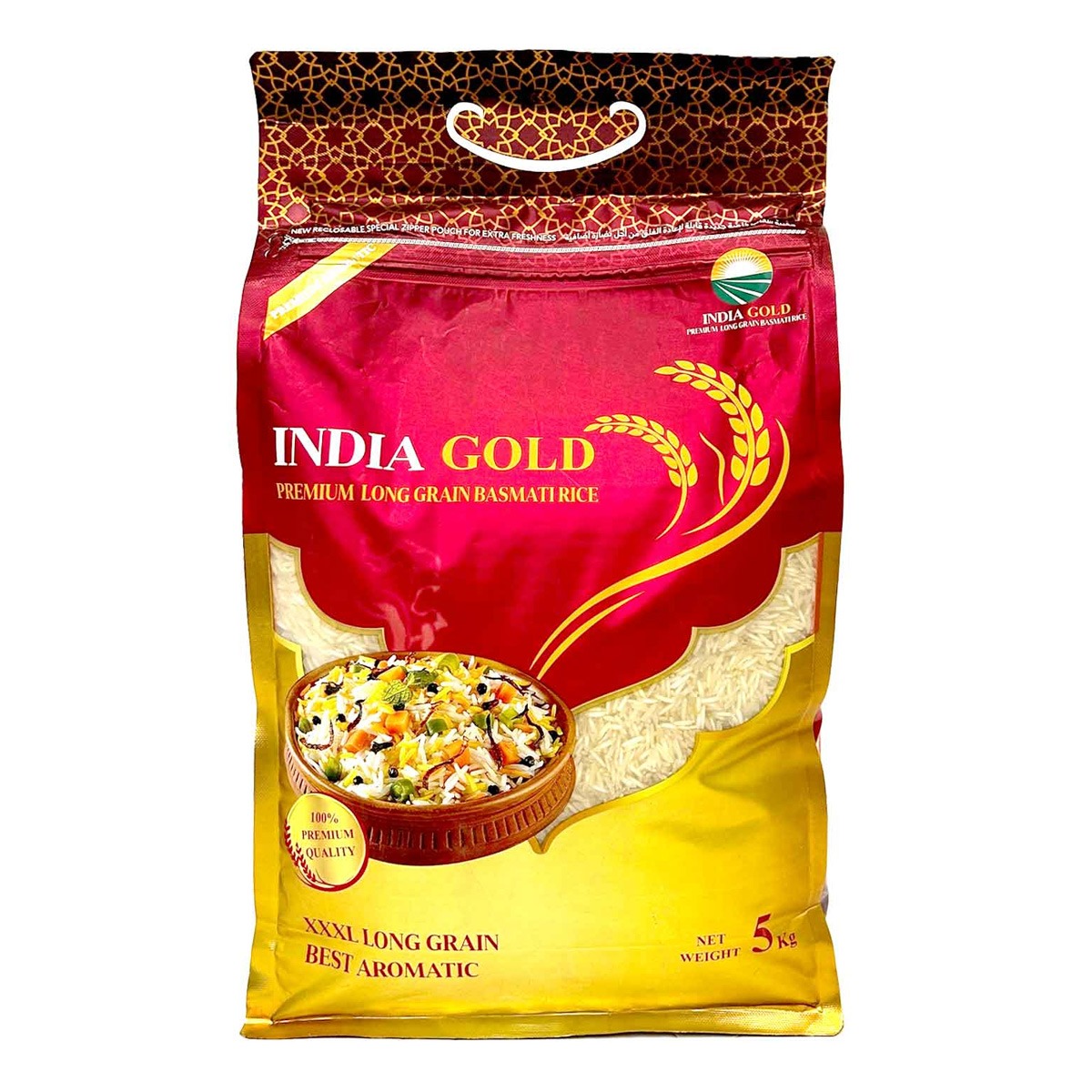 India Gold Premium Long Grain Basmati Rice 5kg
