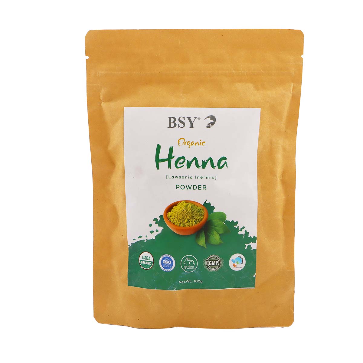 BSY Organic Henna Powder 100g