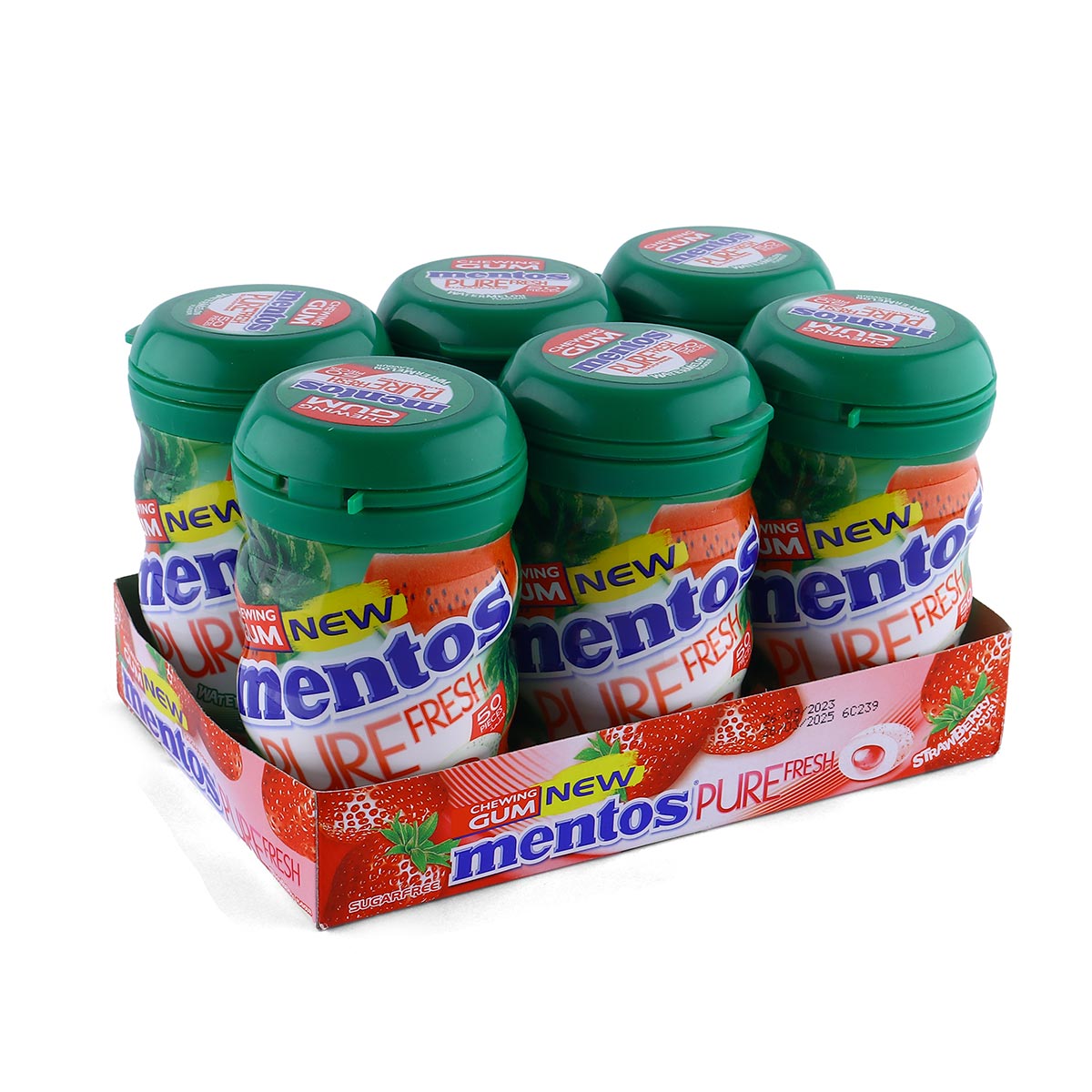 Mentos Pure Fresh Strawberry Flavour Chewing Gum 87.5g