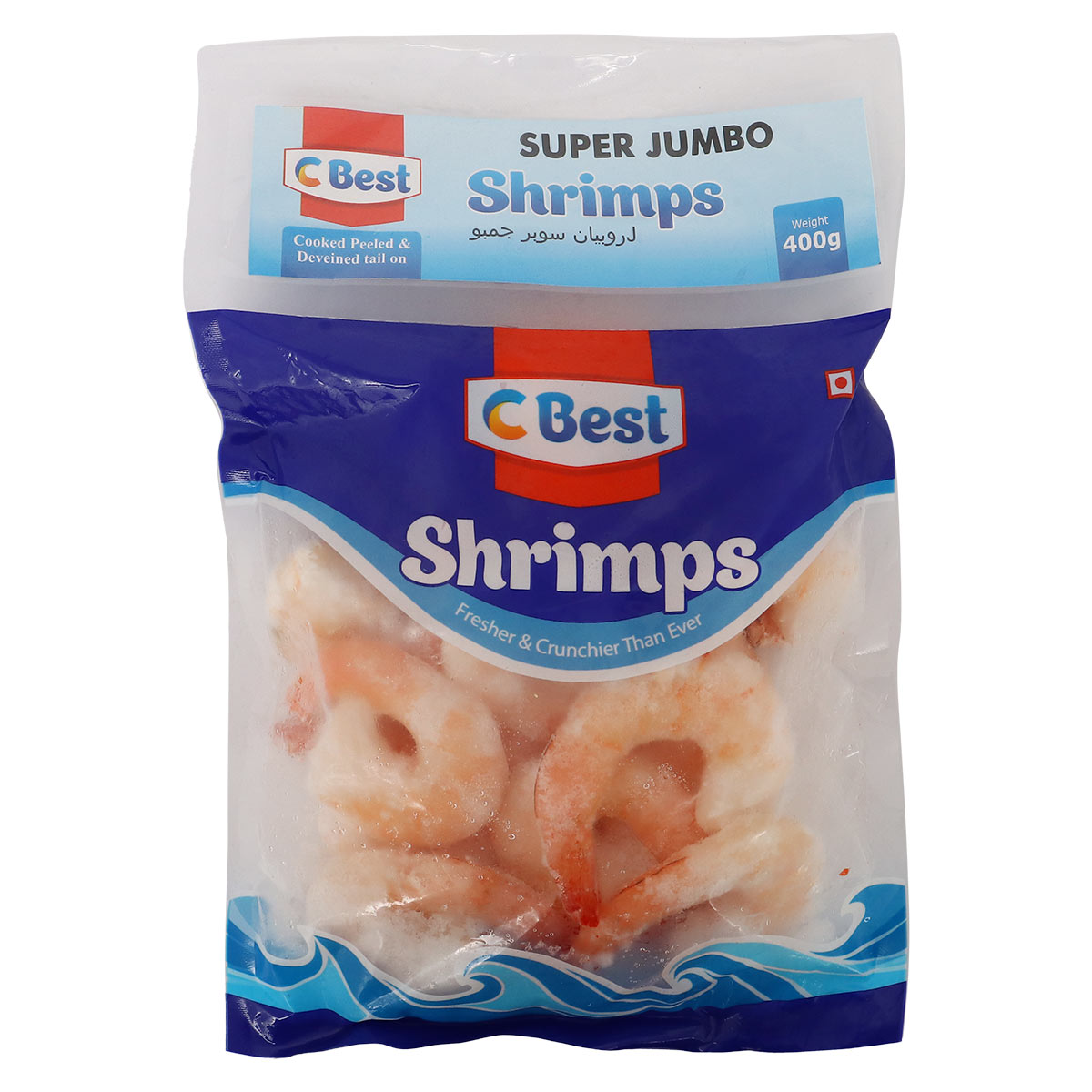 C Best Super Jumbo Shrimps 400g