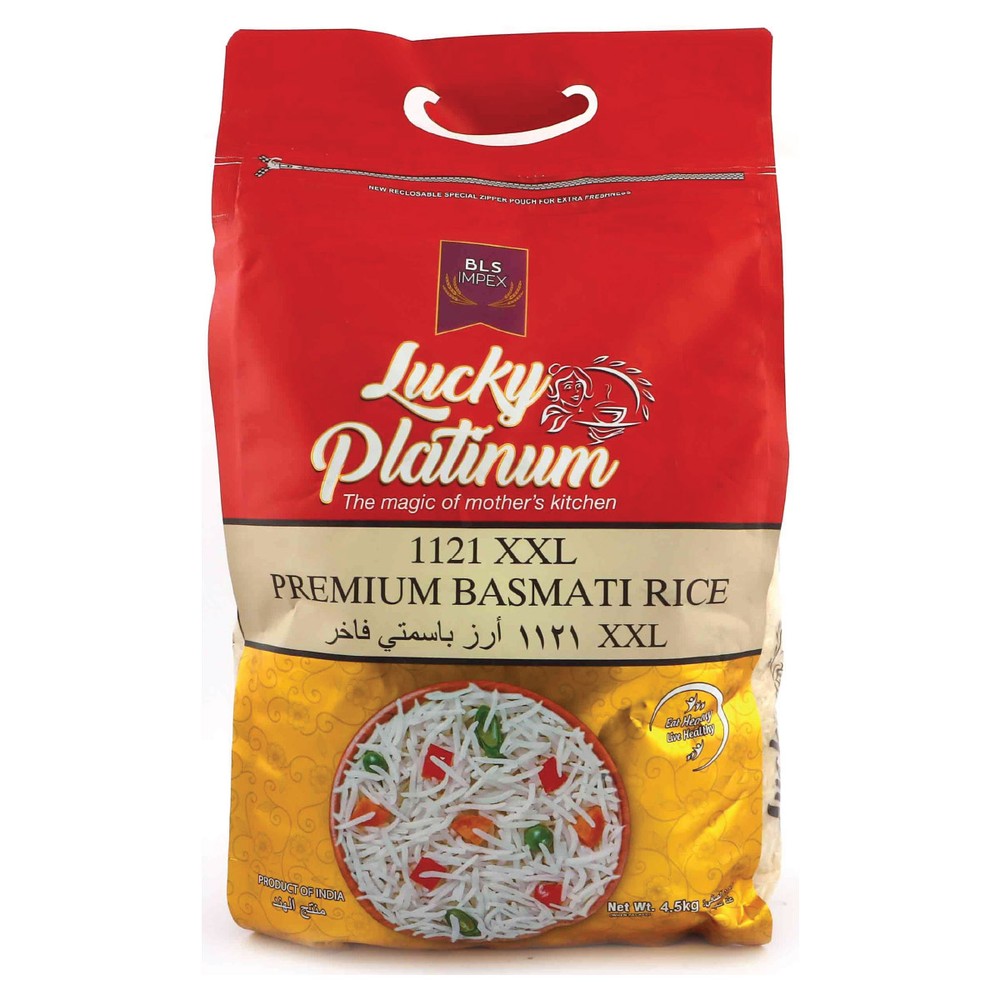 Lucky Platinum Basmati Rice 18Kg