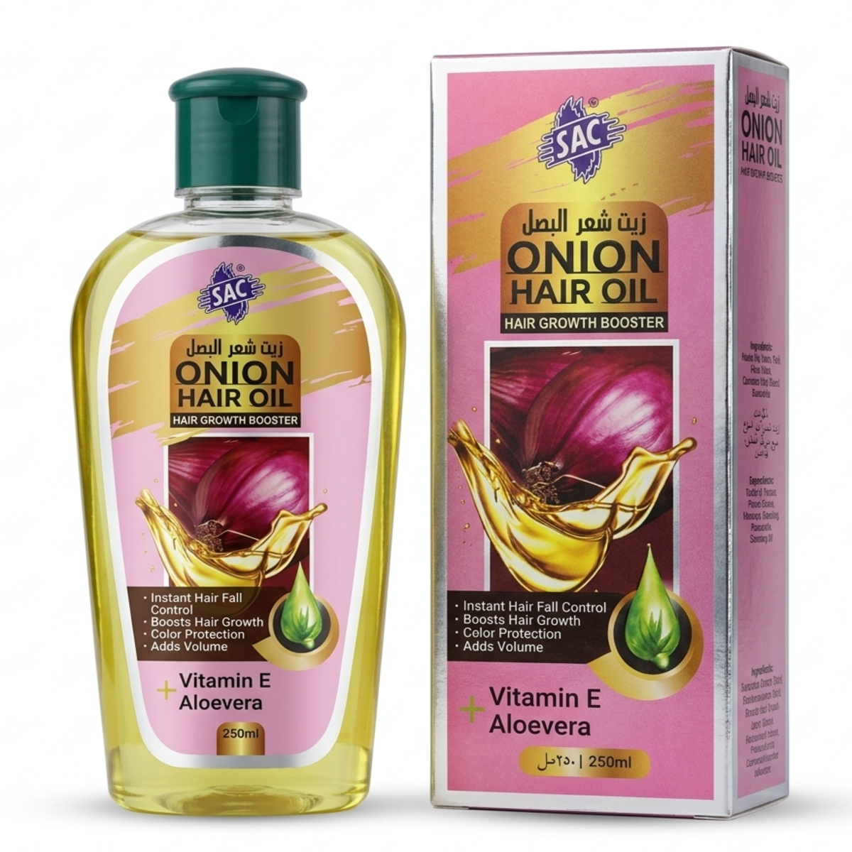 SAC Onion Hair Oil Growth Booster 250ml