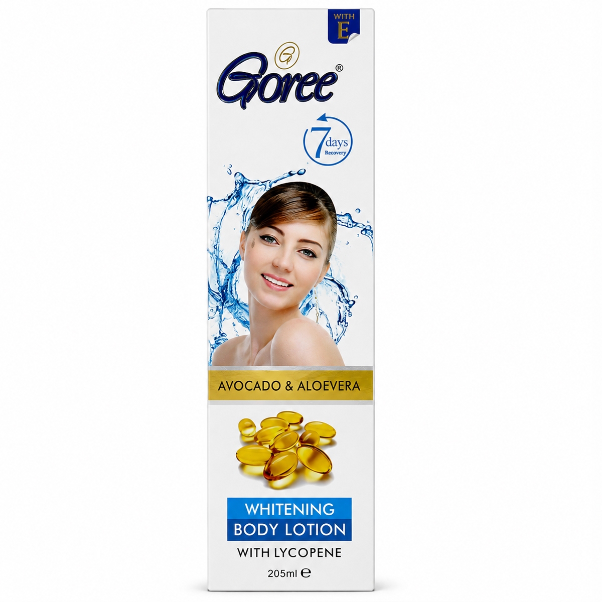 Goree Avocado & Aloe Vera Whitening Body Lotion With Lycopene 205ml 
