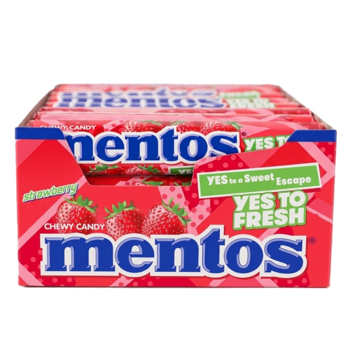 Mentos Strawberry 24x30gm