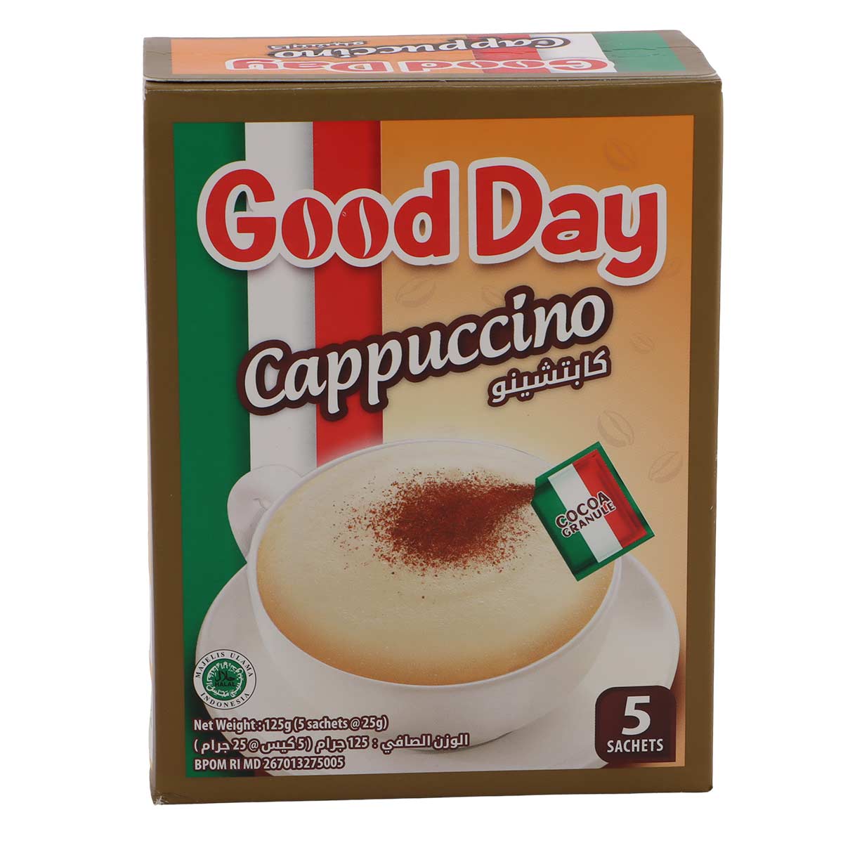 Good Day Cappuccino Cocoa Granule 5x25g