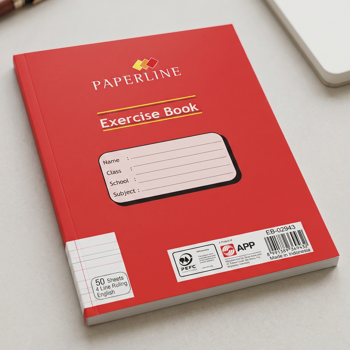 50 4 Line Ex. Book