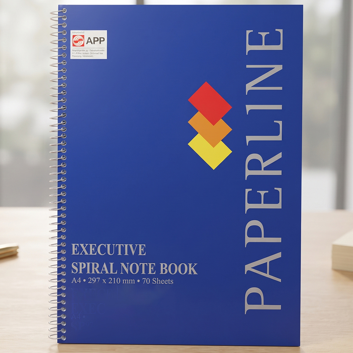 Paperline Executive Spiral Notebook A4 Size 70 Sheets