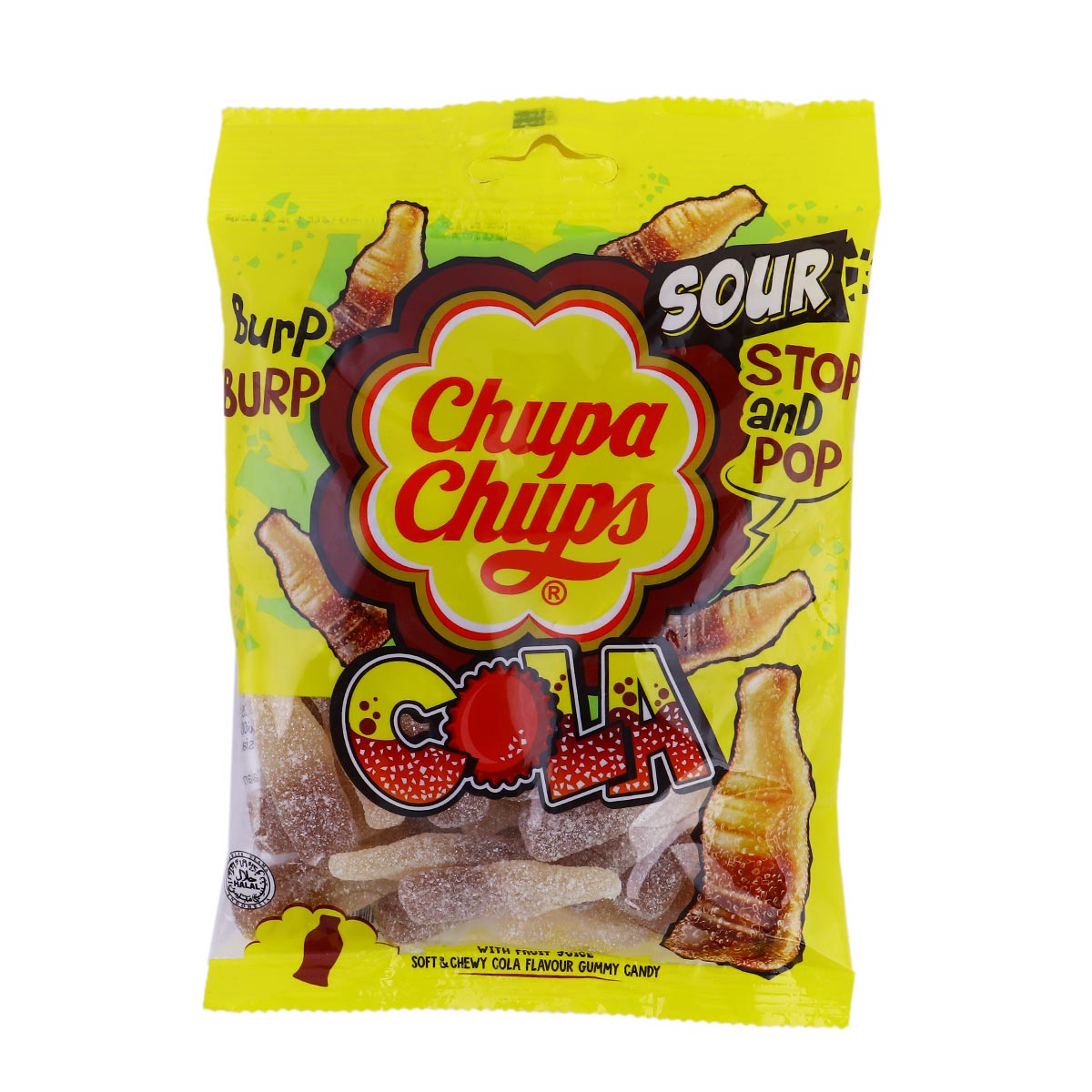 Chupa Chups Jellies Sour Cola 160g