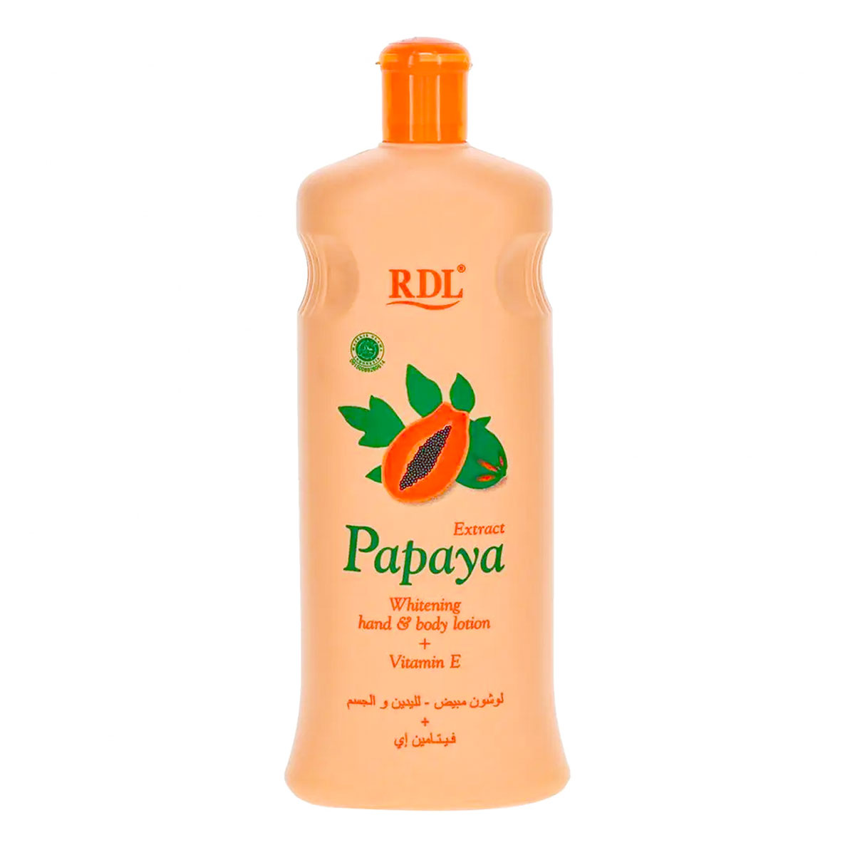 Rdl Papaya Whitening Hand & Body Lotion Vitamin E 600Ml