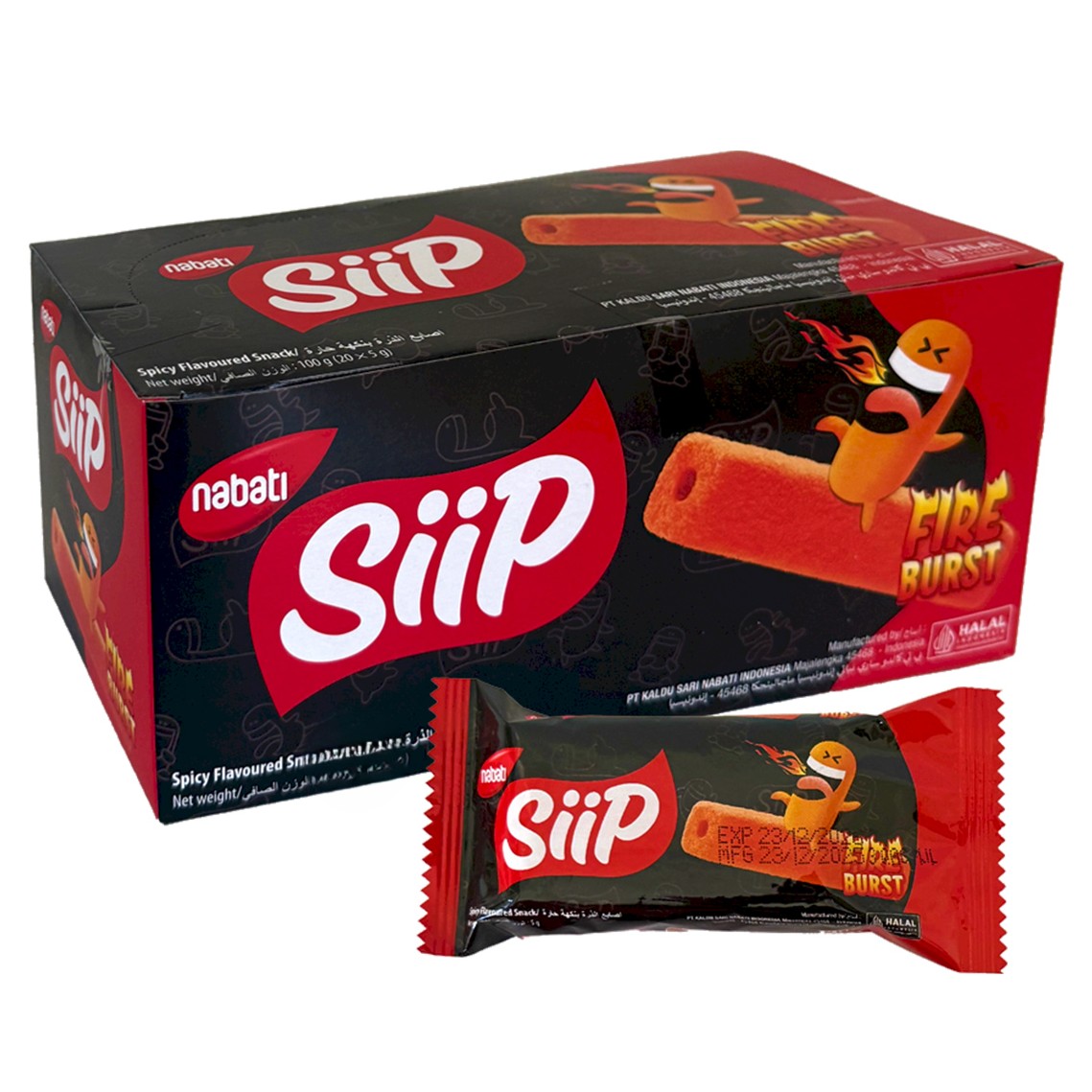 Nabati Siip Fire Burst Snack 120x5g
