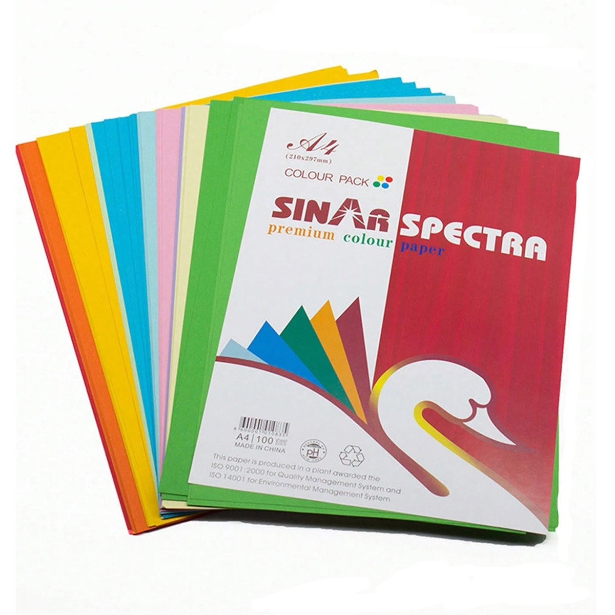 Premium Colour Paper A4 Size 80gms 100 Pieces