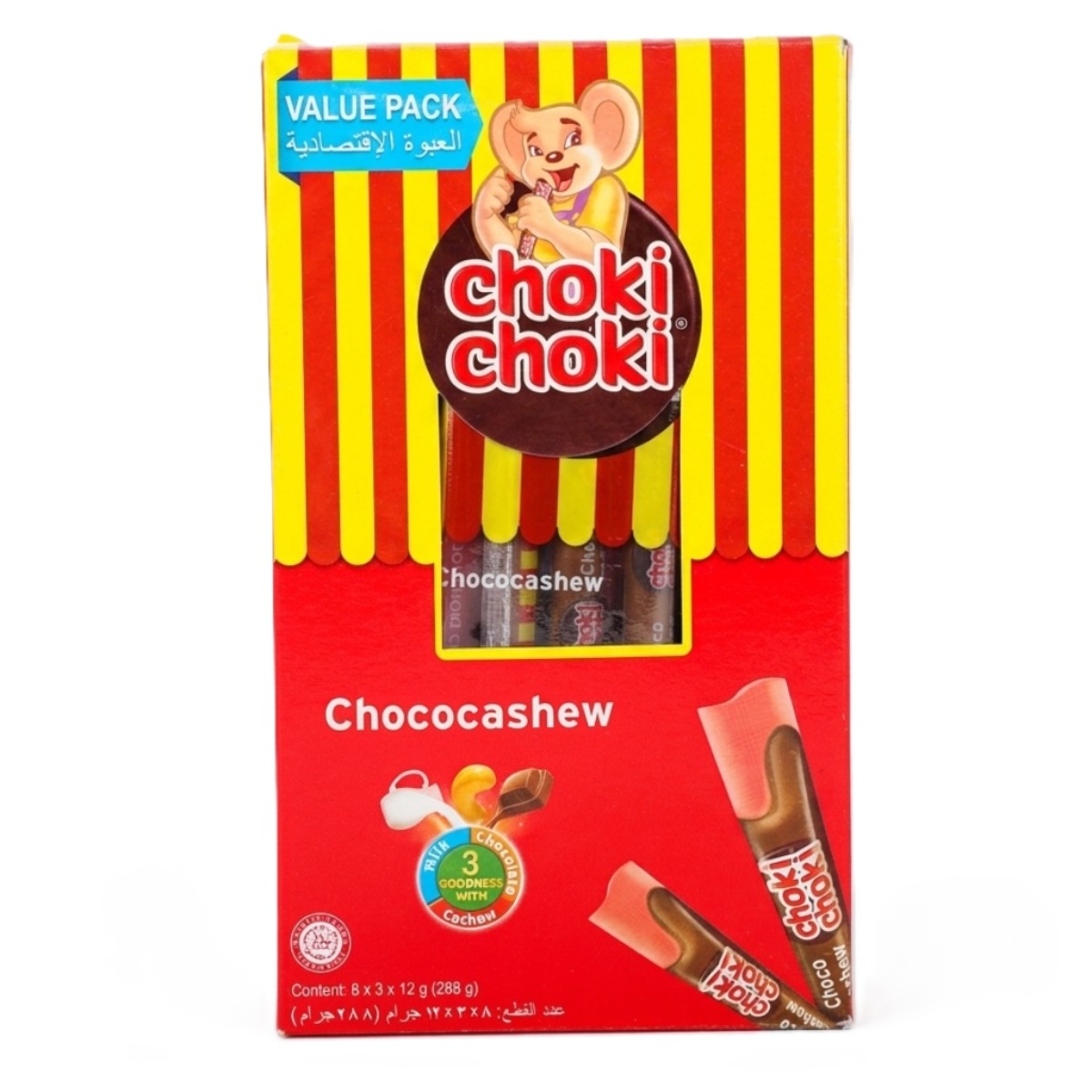 Choki Choki Chococashew Paste Sticks 8 x 36g