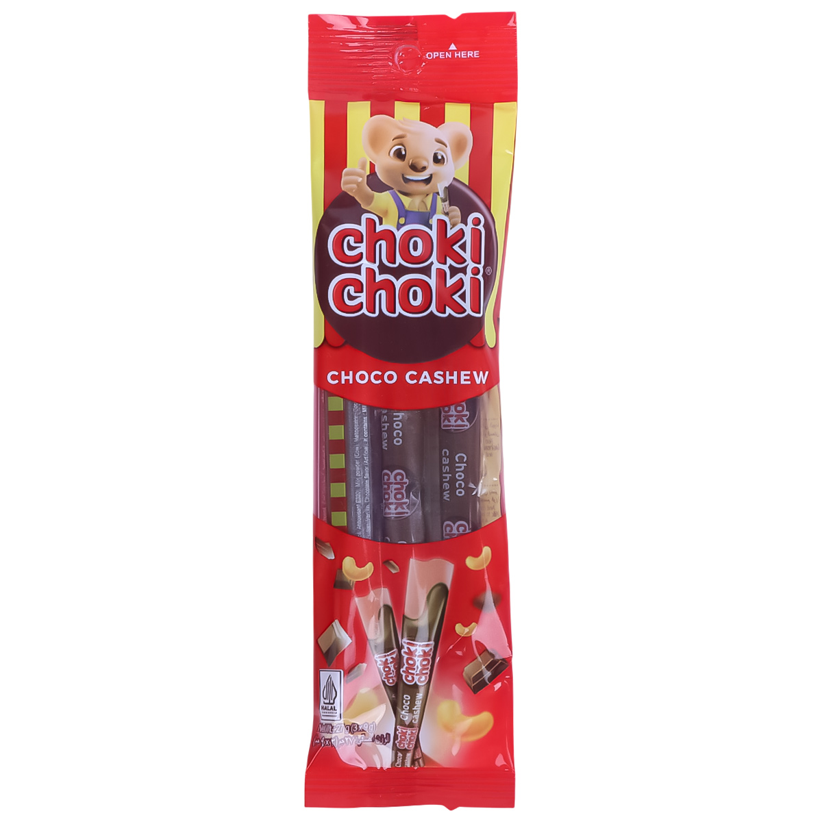 Choki Choki Choco Cashew 3x9g | Snacks & Candy | Chocolates | Chocolate Sharing Packs Choki Choki Choco Cashew 3x9g | Snacks & Candy | Chocolates | Chocolate Sharing Packs