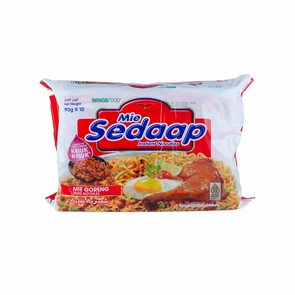Mie Sedaap Instant Noodles 10x90g