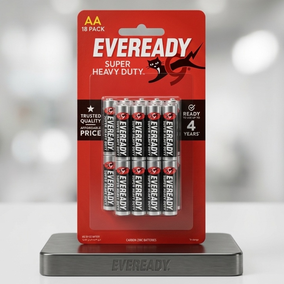 Eveready Super Heavy Duty AA Batteries 18 Pack