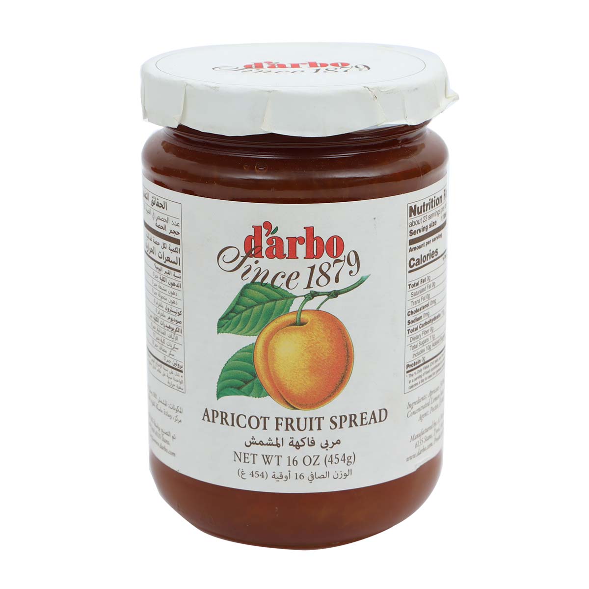 Darbo Apricot Fruit Spread 454g