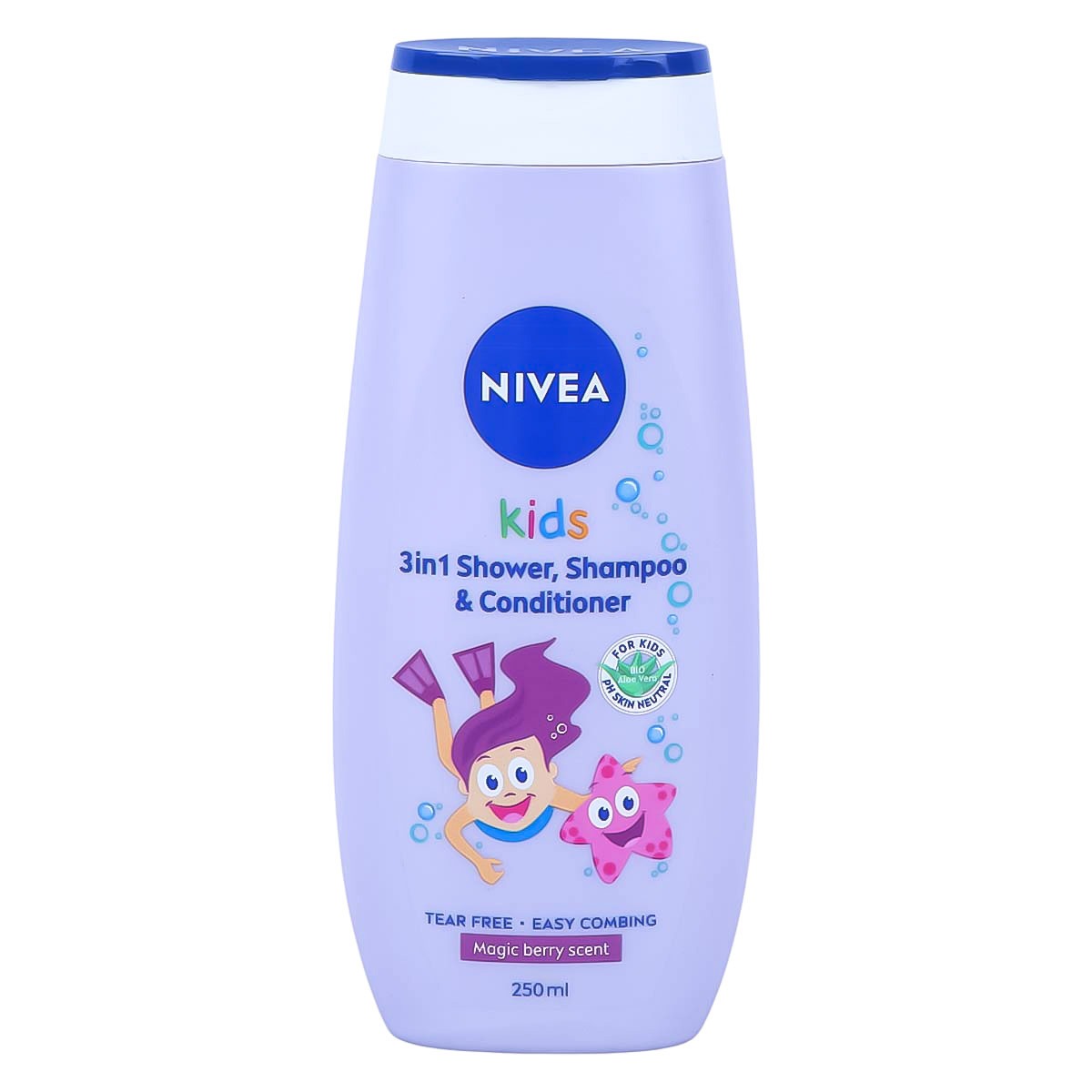 Nivea Kids 2 In 1 Shower & Shampoo Sparkle Berry Scent 250ml