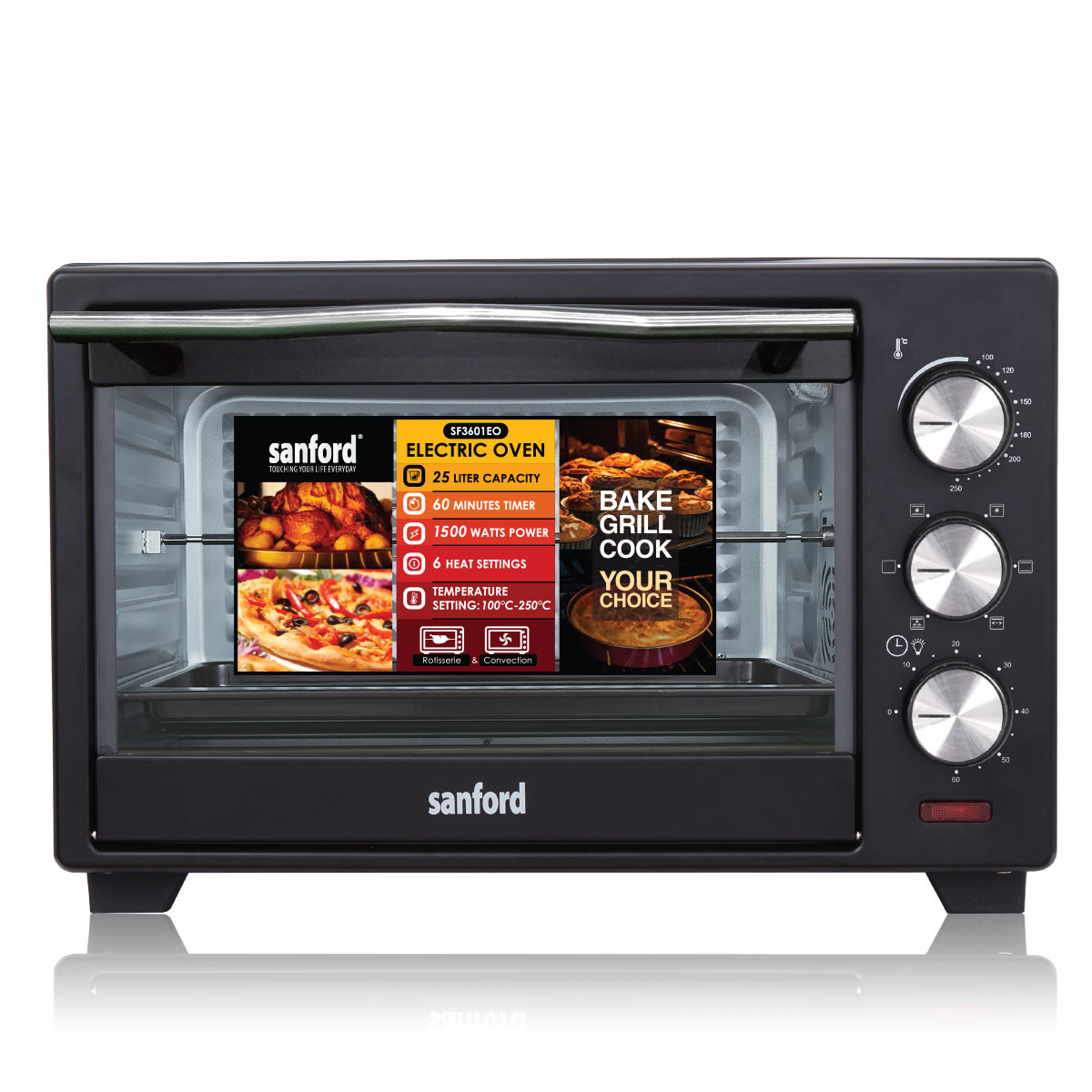 Sandford Electric Oven 25L SF 3601 EO