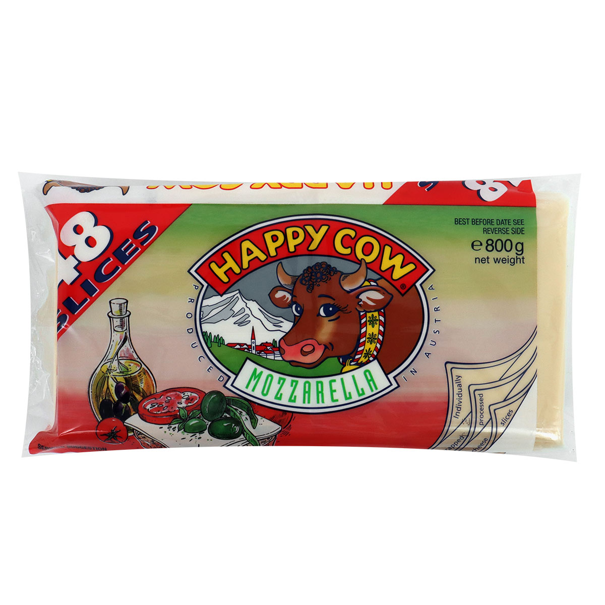 Happy Cow Mozzarella Cheese 800g