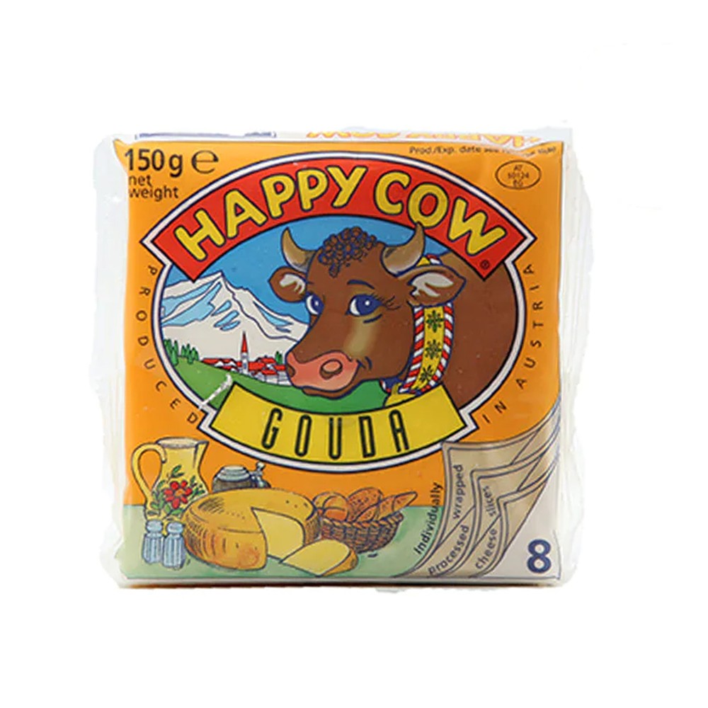 Happy Cow Gouda Slices 150G