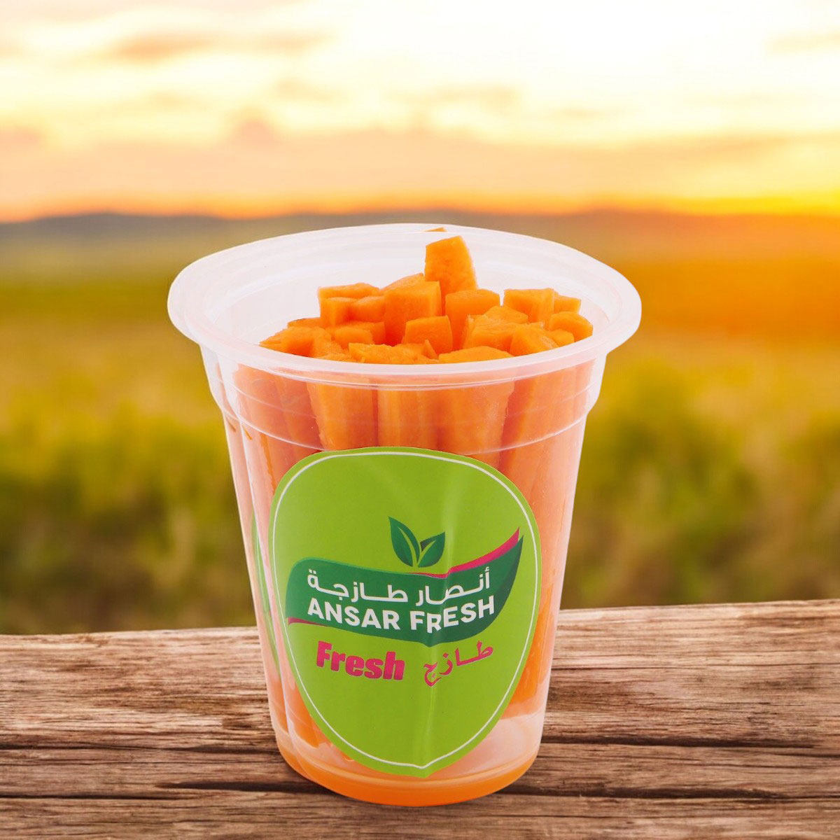 Fresh Carrot Slices Cup