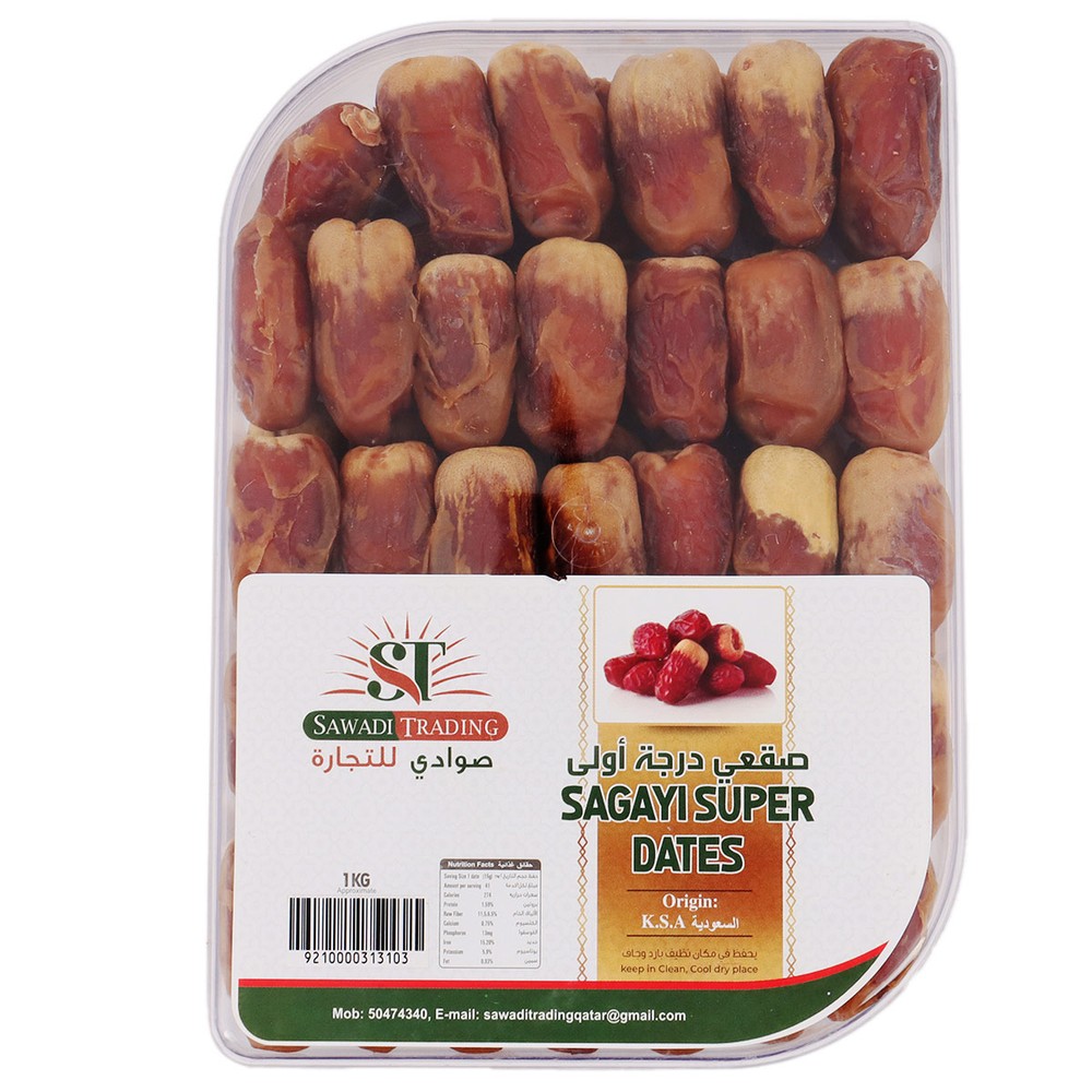تمر ساجاي سوبر 1 كجم