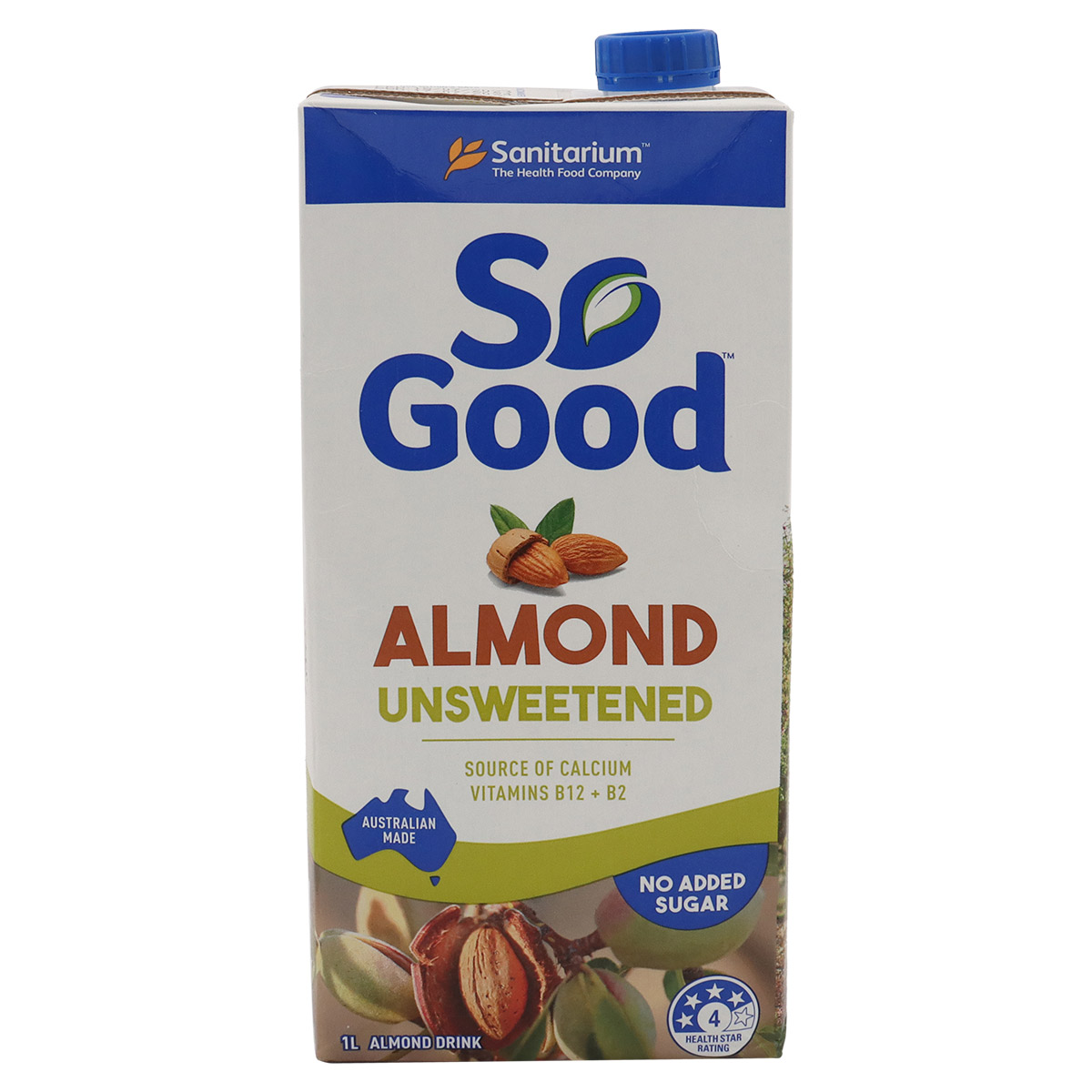 Sanitarium So Good Almond Drink Unsweetened 1L