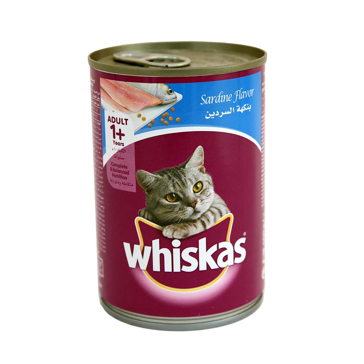Whiskas Adult 1+Years Sardine Flavor 400g