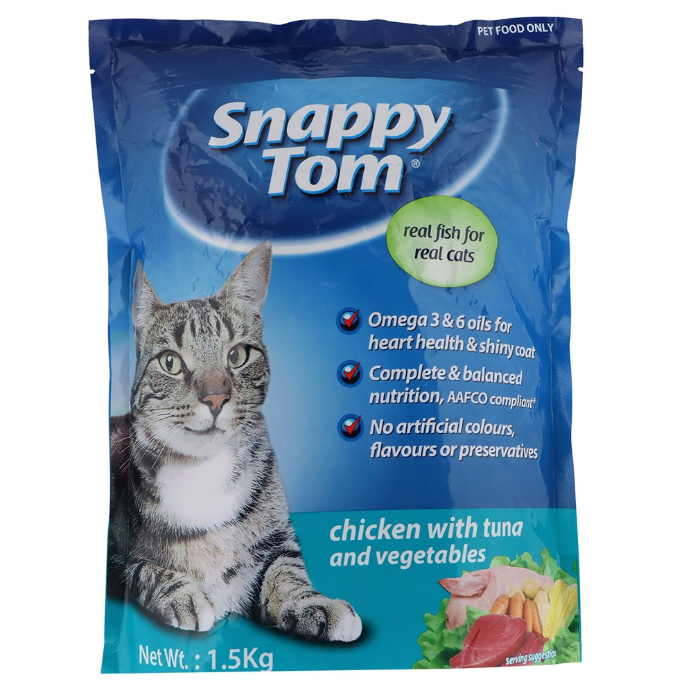 Snappy Tom Chicken With Tuna And Vegetables 1.5kg