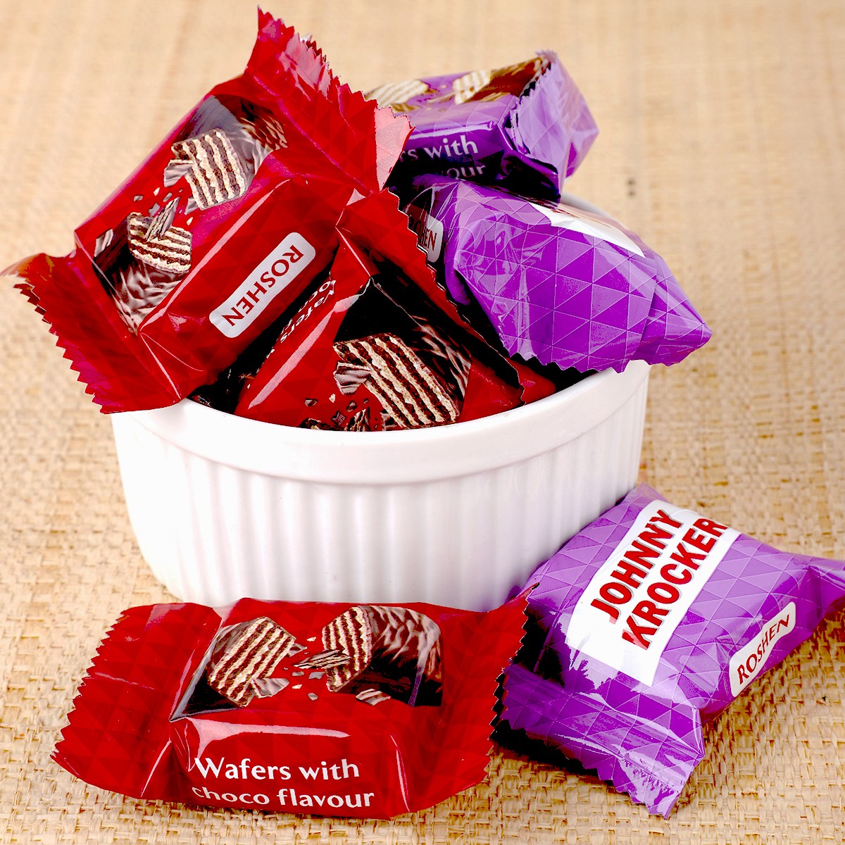 Roshen Johnny Krocker Chocolate-Covered Wafer
