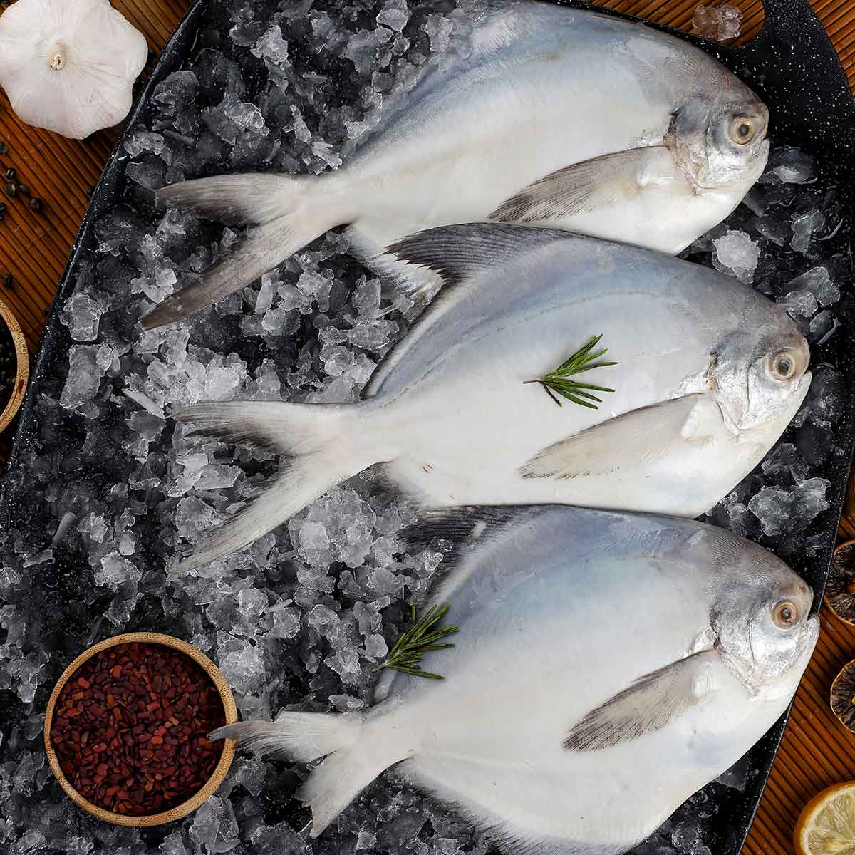 Silver Pomfret Small 500g