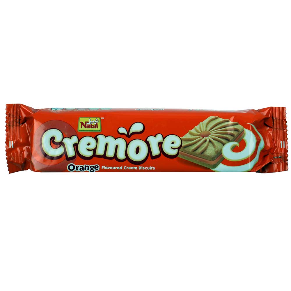 Nabil Cremore Orange Flavored Cream Biscuits 82g