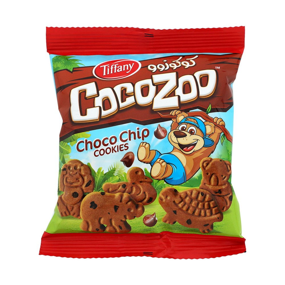 Tiffany CocoZoo Choco Chip Cookies 26g