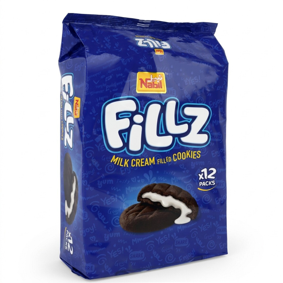 Nabil Fillz Milk Cream Filled Cookies 54g