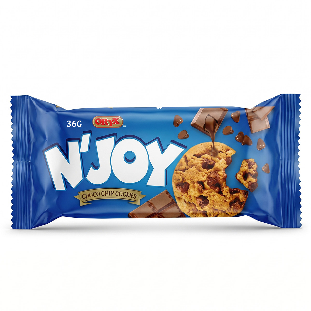 Oryx N'Joy Choco Chip Cookies 36g