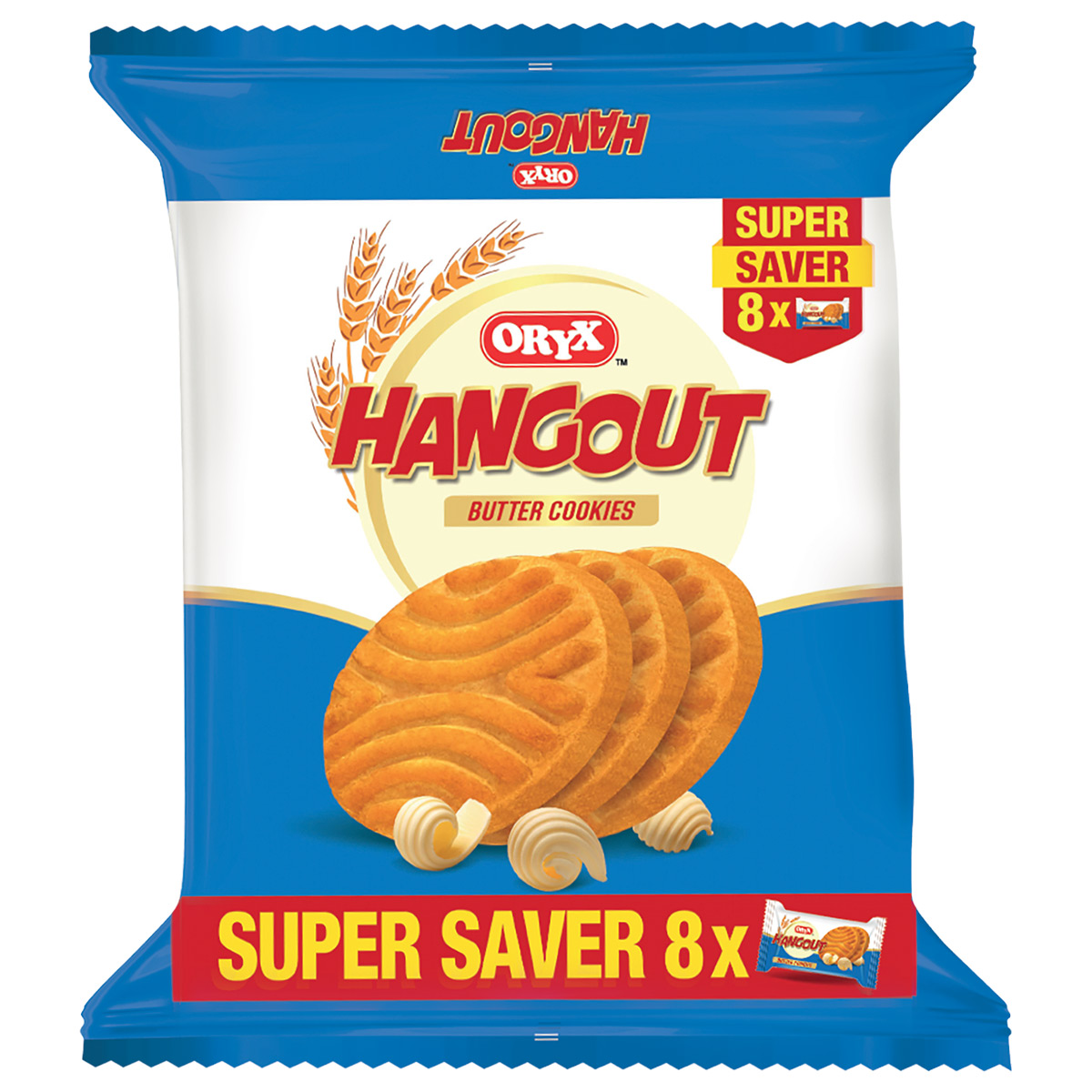 Oryx Hangout Butter Cookies 8x72g