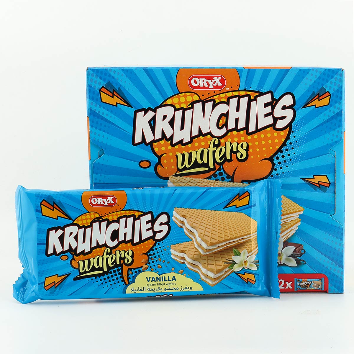 Orxy Krunchie Wafer Assorted 12 x 32g