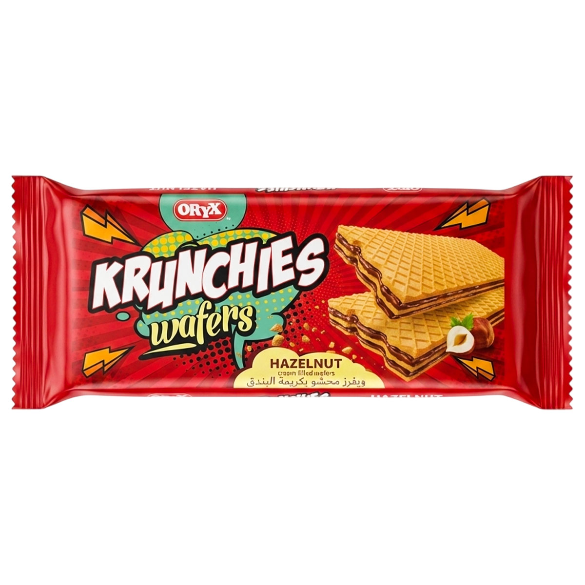 Oryx Krunchies Wafers Hazelnut 32g