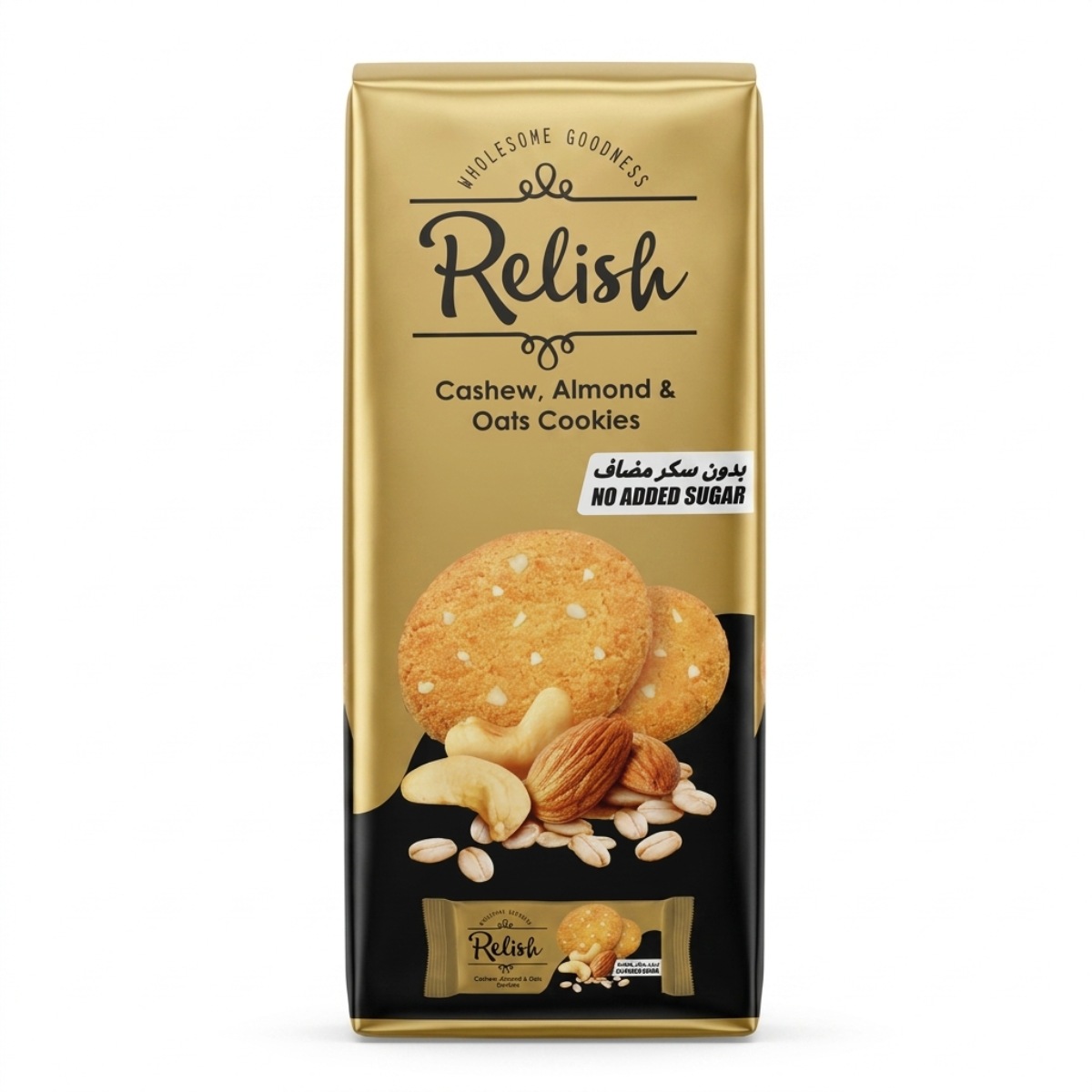 Relish Cashew, Almon & Oats Cookies 12 x 48g