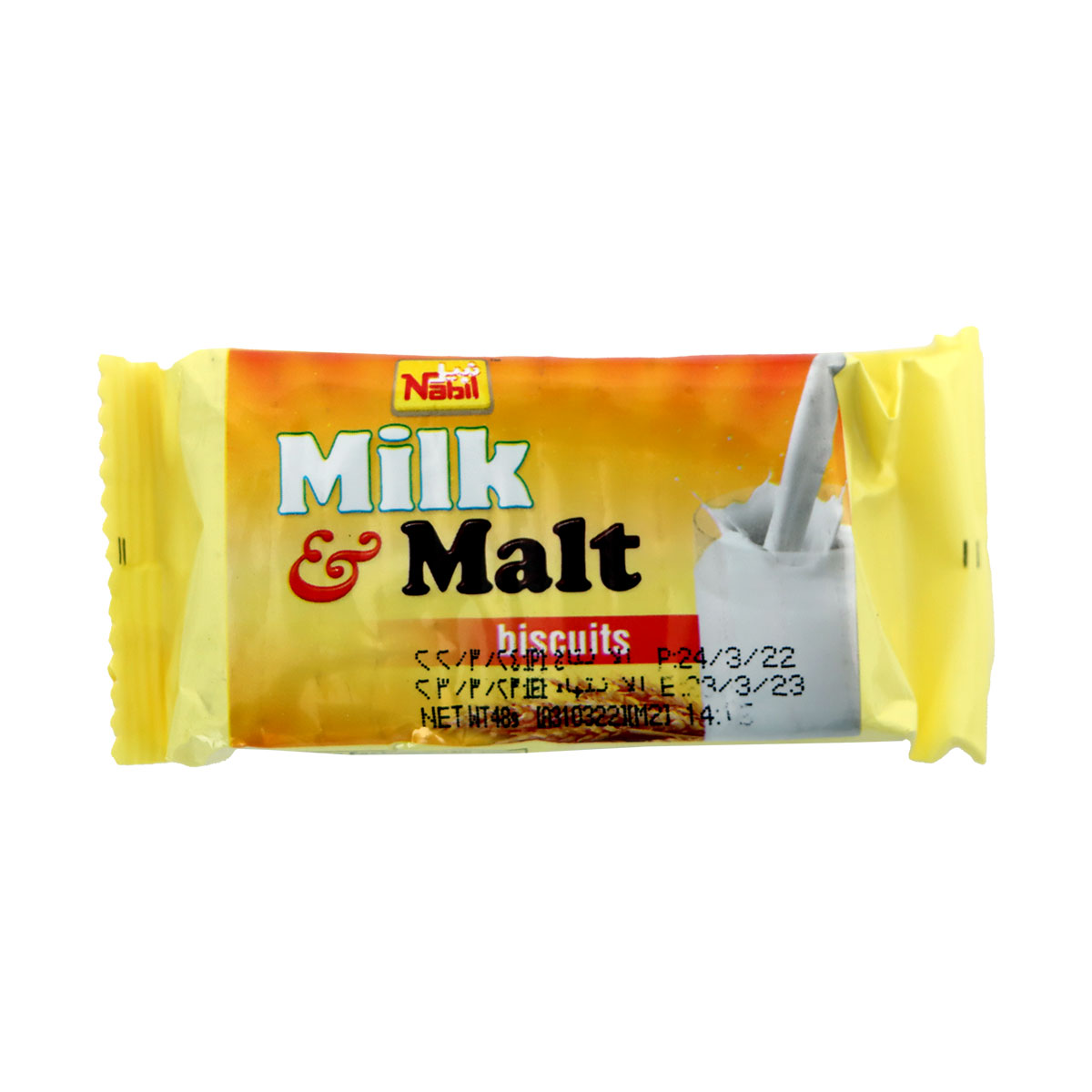Nabil Milk & Malt Biscuits 48g